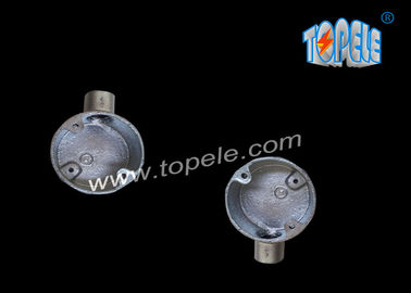 BS4568 Fitting Pipa Besi Lempar/ Kotak Tunggal Galvanis 25mm Satu Jalur / Kotak Saluran