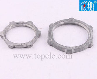 ISO Standard Zinc Conduit Locknut Cocok untuk kaku / IMC / EMT