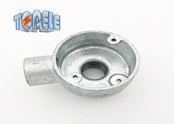 Umur Panjang BS4568 Saluran Besi 20mm 25mm Terminal Dan Outlet Box