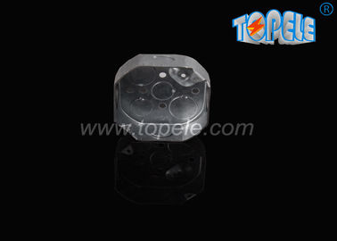 Fittings saluran listrik terdaftar Galvanis Baja Oktagon Metallic Outlet