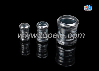 Electrical Metallic Tubing Connector / Made of 514B Zinc Plated Steel Compression Coupling / 1/2 In hingga 4 In