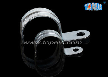 Zinc Plated Steel IMC Fittings Pipe Clamp One Hole Strap