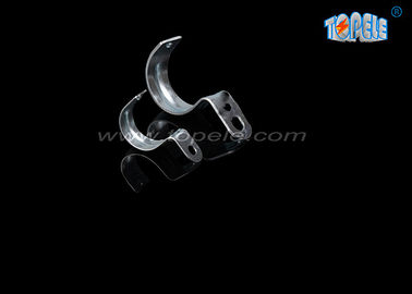 Zinc Plated Steel IMC Fittings Pipe Clamp One Hole Strap