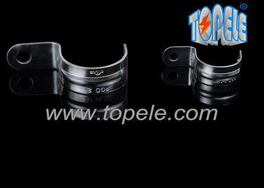Zinc Plated Steel IMC Fittings Pipe Clamp One Hole Strap