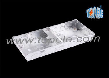 2- Gang British Standard Metal Electrical Conduit Box Dengan PVC, Conduit Switch Box