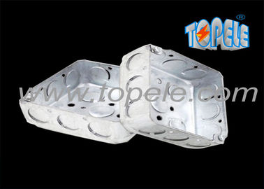 4 Inch Square Kotak Listrik Dan Tutup Dengan Knockouts Square