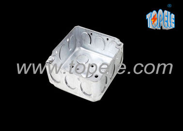 4 Inch Square Kotak Listrik Dan Tutup Dengan Knockouts Square