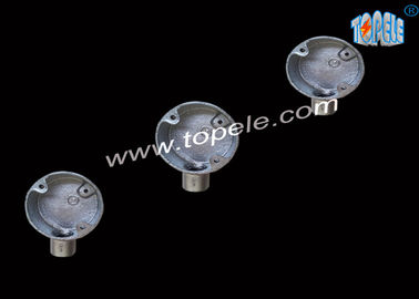 BS4568 Fitting Pipa Besi Lempar/ Kotak Tunggal Galvanis 25mm Satu Jalur / Kotak Saluran