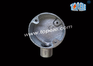 BS4568 Fitting Pipa Besi Lempar/ Kotak Tunggal Galvanis 25mm Satu Jalur / Kotak Saluran