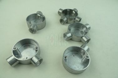 TOPELE BS4568 / BS31 Besi/Aluminium yang dapat dibungkus terminal satu arah saluran listrik kotak persimpangan melingkar/ UTILITAS HANDY