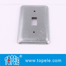 TOPELE 20C5 Galvanized Steel Rectangular Flat Blank Device Switch Covers untuk Toggle Switch