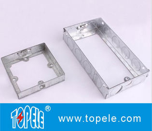 BS GI Electrical One Gang / Two Gang Switch And Socket Box/Extensions Box, Electrical Boxes And Covers (Kotak listrik satu geng / dua geng dan kotak soket)