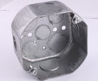 TOPELE 54171, 4 ̊ Baja Oktagon Kotak Saluran Listrik Galvanis, 2-1/8 &quot;Luar, 1/2 inci Knockou