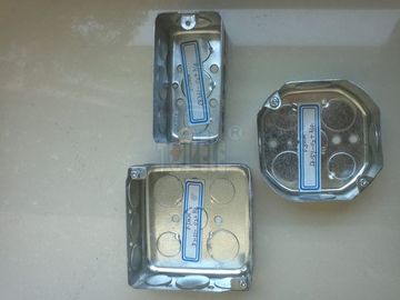 TOPELE 54171, 4 ̊ Baja Oktagon Kotak Saluran Listrik Galvanis, 2-1/8 &quot;Luar, 1/2 inci Knockou