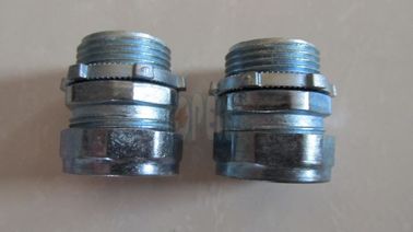 Saluran dan Fittings EMT NPT Thread Zinc EMT Kompresi Konektor
