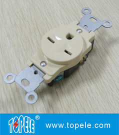 Panel persegi GFCI wadah Tembaga / Bulat Aluminium Aloy POP Up Tipe Socket Lantai