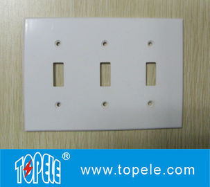 Satu Gang / Dua Gang Plastik Dekoratif Duplex GFCI Receptacles Wallplate