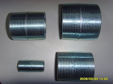 1/2 &quot;ke 2&quot; Baja Karbon Elektro Galvanis Semua Thread Saluran Puting, RMC / IMC Saluran Dan Fittings