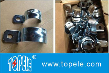IMC Saluran Dan Fittings,Zinc Plated Steel One Hole EMT / IMC Saluran Tali / UL terdaftar baja galvanis kaku satu lubang s