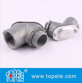 1/2 &quot;untuk 2&quot; 90 derajat Seng Die Cast EMT / IMC Tarik Elbow Saluran Dan Fittings