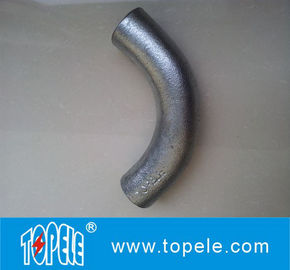 BS4568 Fittings Saluran 20mm, 25mm Lempeng Besi Padat Lempeng, 90 derajat