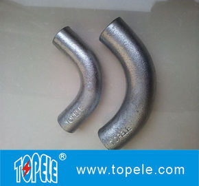 BS4568 Fittings Saluran 20mm, 25mm Lempeng Besi Padat Lempeng, 90 derajat