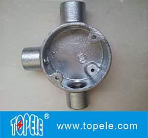Pipa listrik BS4568 Kotak persimpangan melingkar besi