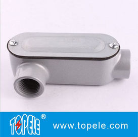 1 Inch Aluminium LR Tipe IP65 Threaded EMT / Rigid Conduit Body With Cover