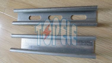 Saluran biasa41x25mm, 41x35mm Pre-galvanis Perforated Plain / Slotted Strut Channel Saluran Unistrut Baja