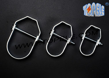 High Duty / UL Standard Pre-galvanized Steel Clevis Hanger Dengan Bolt dan Kacang Untuk Pipa, Pipe Clamp
