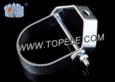Heavy - Duty Galvanized Steel Fittings Pipe Clamp Clevis Hanger