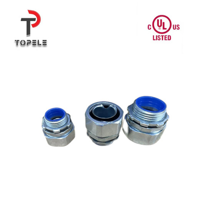 UL Standard Fleksibel Saluran Dan Fittings Cairan ketat konektor lurus jenis