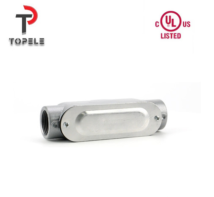 C Aluminium Threaded Rigid Conduit Body With Outlet Box Resistant Corrosion UL List
