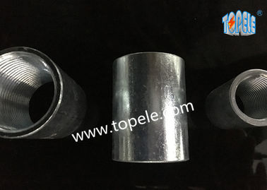 Kopling kaku baja zinc plated, Fittings saluran IMC, listrik galvanis Threaded kopling