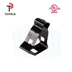 IEC Conduit Fittings Black Conduit Fasteners Clip Type Cady Black Clamp