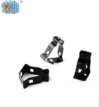 IEC Conduit Fittings Black Conduit Fasteners Clip Type Cady Black Clamp