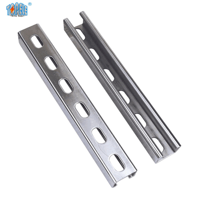 Hot DIP Galvanis Polos / Slotted Strut Channel Unistrut 41X41X2.5mm