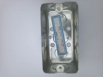 TOPELE 58351 / 58361 / 58371 Kotak Baja Galvanis Kotak Handy Bentuk persegi panjang Kotak Utilitas