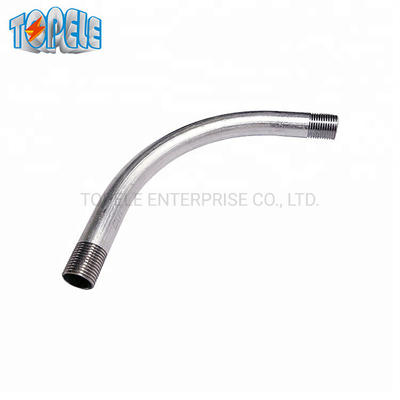 Saluran Kaku 90 Derajat Siku IEC61386 20mm-110mm Hot DIP Galvanis