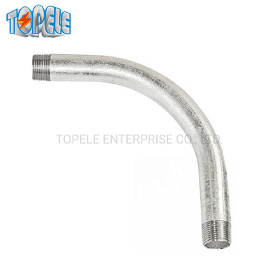 Saluran Kaku 90 Derajat Siku IEC61386 20mm-110mm Hot DIP Galvanis