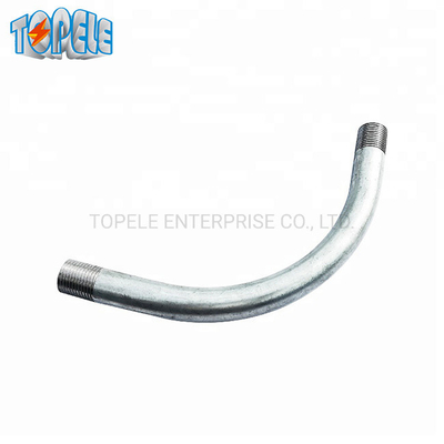Saluran Kaku 90 Derajat Siku IEC61386 20mm-110mm Hot DIP Galvanis