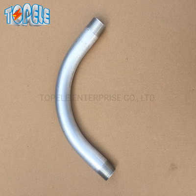 Saluran Kaku 90 Derajat Siku IEC61386 20mm-110mm Hot DIP Galvanis