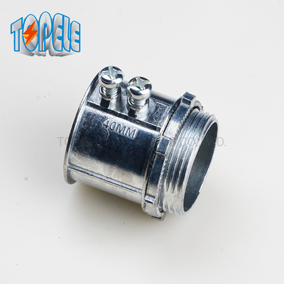 20mm -50mm EMT Conduit Fittings IEC61386 EMT Set Konektor Sekrup Seng