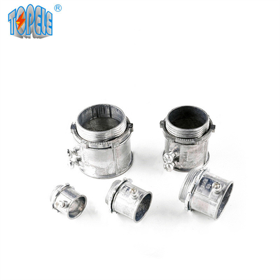 25mm 32mm IEC 61386 Set Konektor Emt Jenis Sekrup Perak Seng