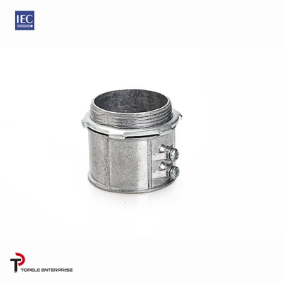 IEC 61386 20-25mm Set Konektor Sekrup Jenis Seng Die Cast Topele