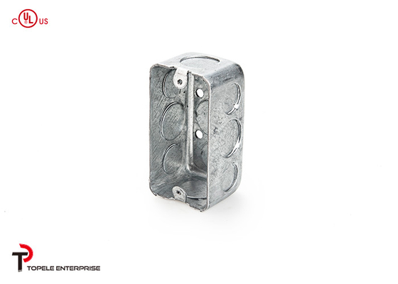 TOPELE Steel Rectangular Switch Handy Box dengan Single Gang, 58351, 1-7/8 &quot;knockout