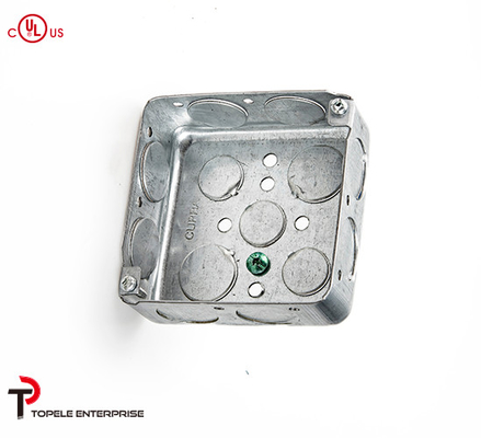 TOPELE Steel Rectangular Switch Handy Box dengan Single Gang, 58351, 1-7/8 &quot;knockout