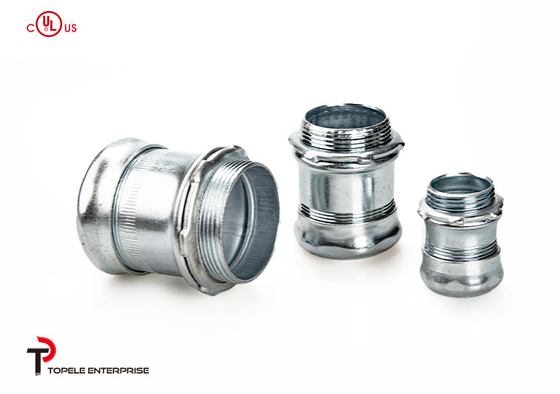 NPT Thread EMT Saluran Dan Fittings Dan Konektor Kompresi Baja