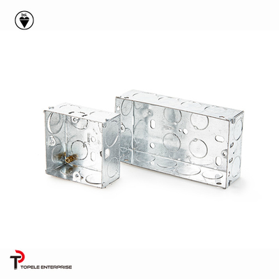 BS GI Electrical One Gang / Two Gang Switch And Socket Box/Extensions Box, Electrical Boxes And Covers (Kotak listrik satu geng / dua geng dan kotak soket)