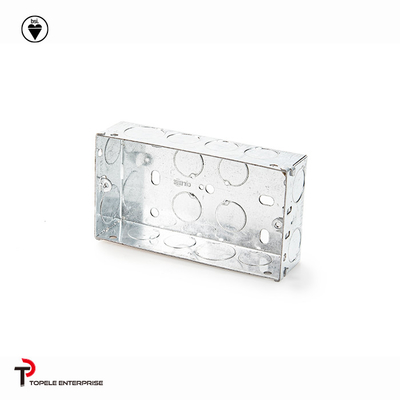 BS GI Electrical One Gang / Two Gang Switch And Socket Box/Extensions Box, Electrical Boxes And Covers (Kotak listrik satu geng / dua geng dan kotak soket)
